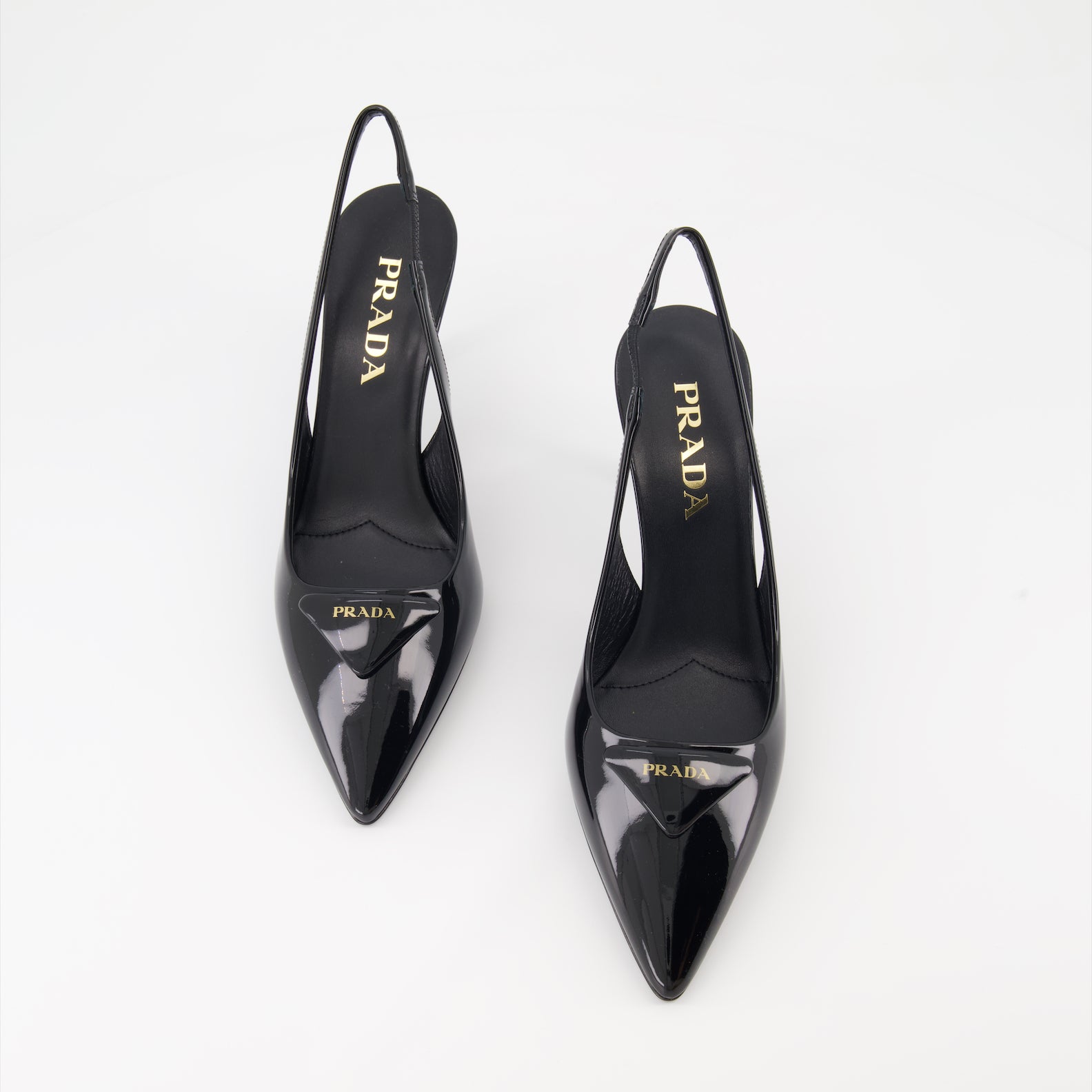 Heels Leather pumps Prada Black Women