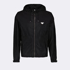 Chaquetas Coupe-vent en Re-Nylon Prada Negro Homme