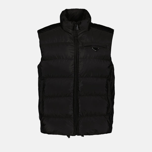 トップス special! PRADA 2018FW nylon down vest Prada Re-Nylon Down Vest | Saks Fifth Avenue