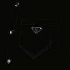 Chemises Chemise en velours Prada Noir Homme