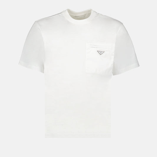 T-shirt à logo triangle