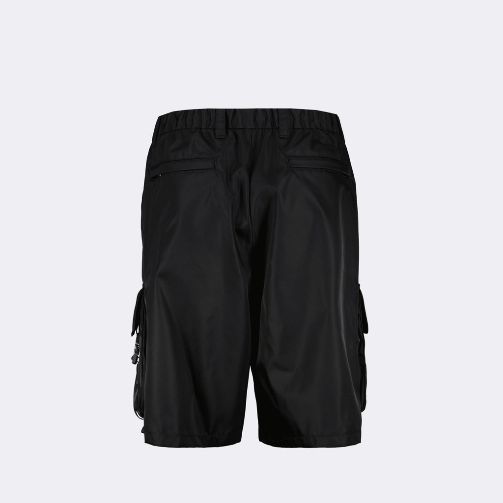 Shorts Short cargo in Re-Nylon Prada Black Man