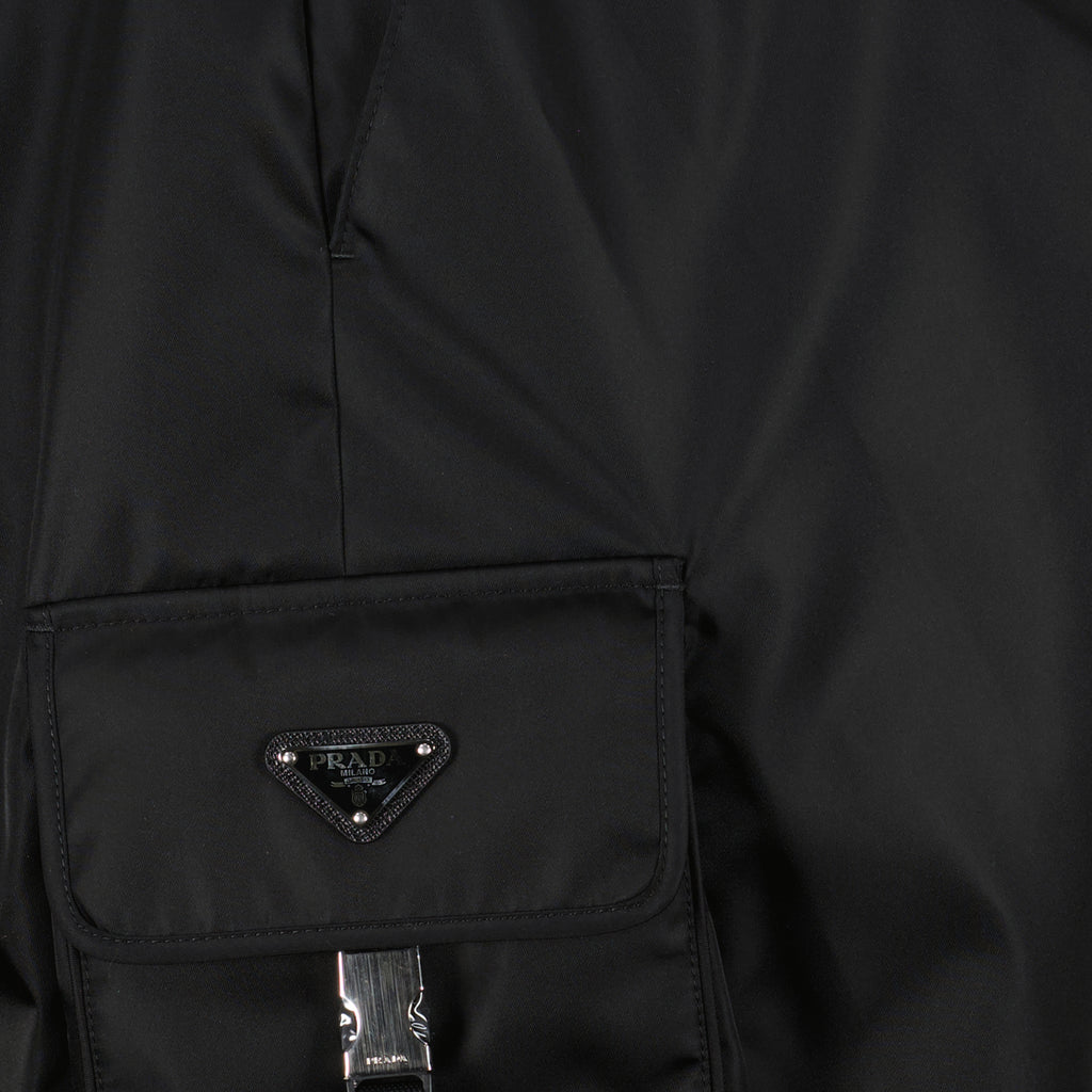 Shorts Short cargo in Re-Nylon Prada Black Man