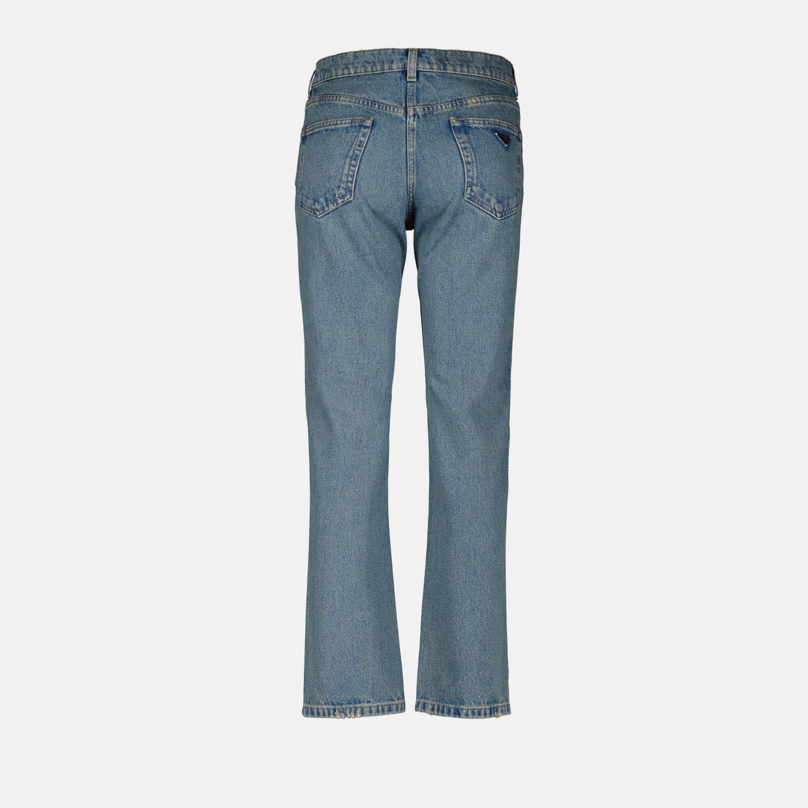 Pantalones Jean droit Prada Azul Femme