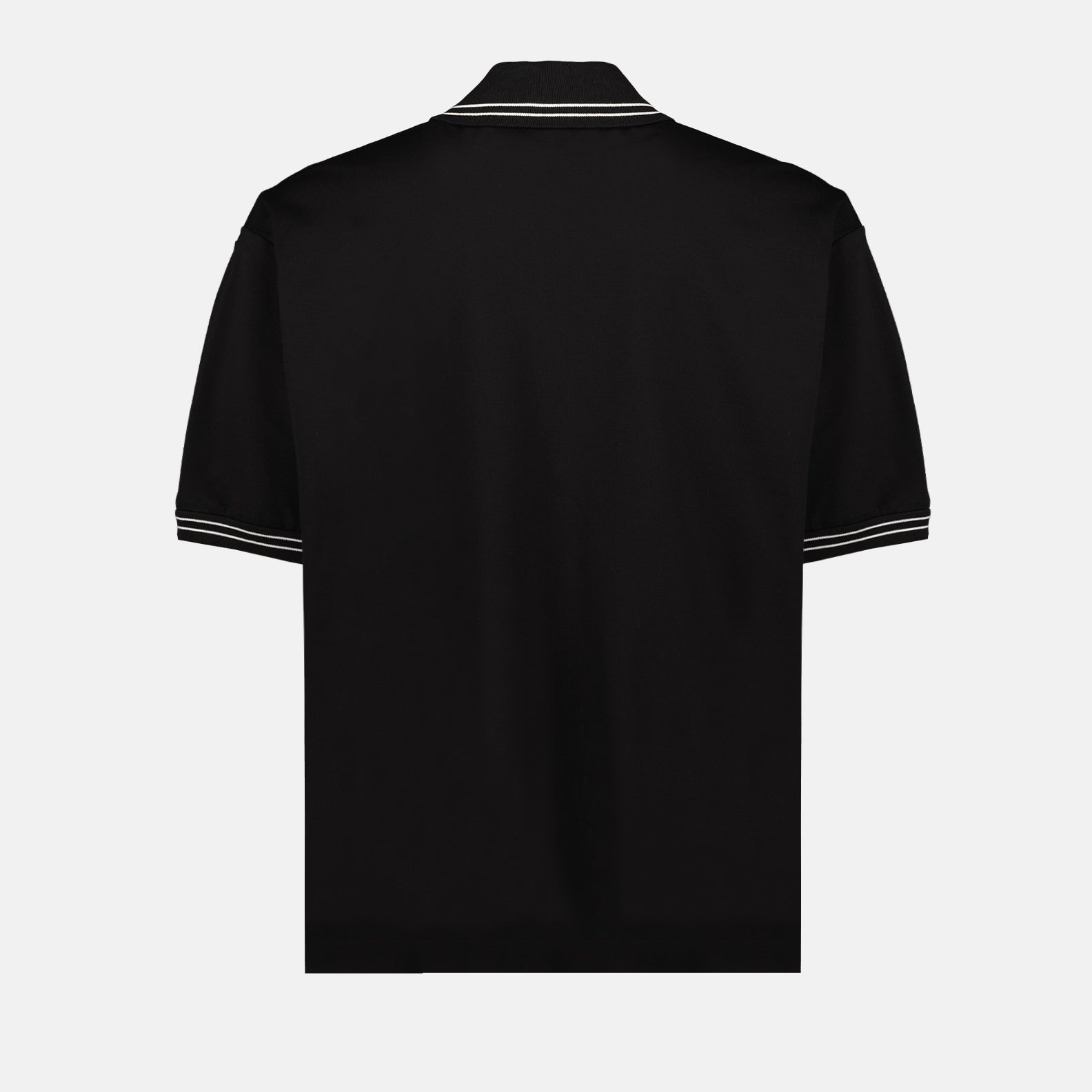 Polos Polo bi-matière Prada Preto Homme