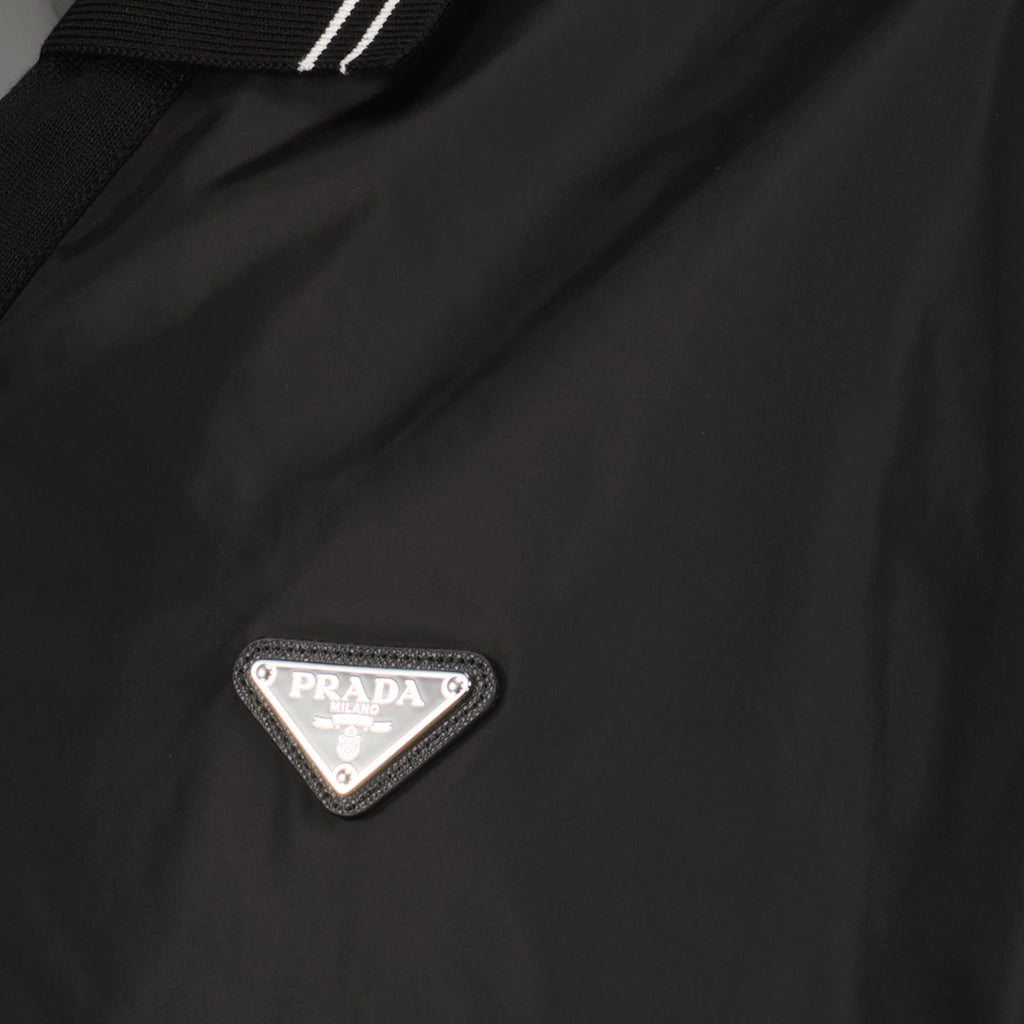 Polos Polo bi-matière Prada Preto Homme