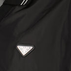 Polos Polo bi-matière Prada Preto Homme