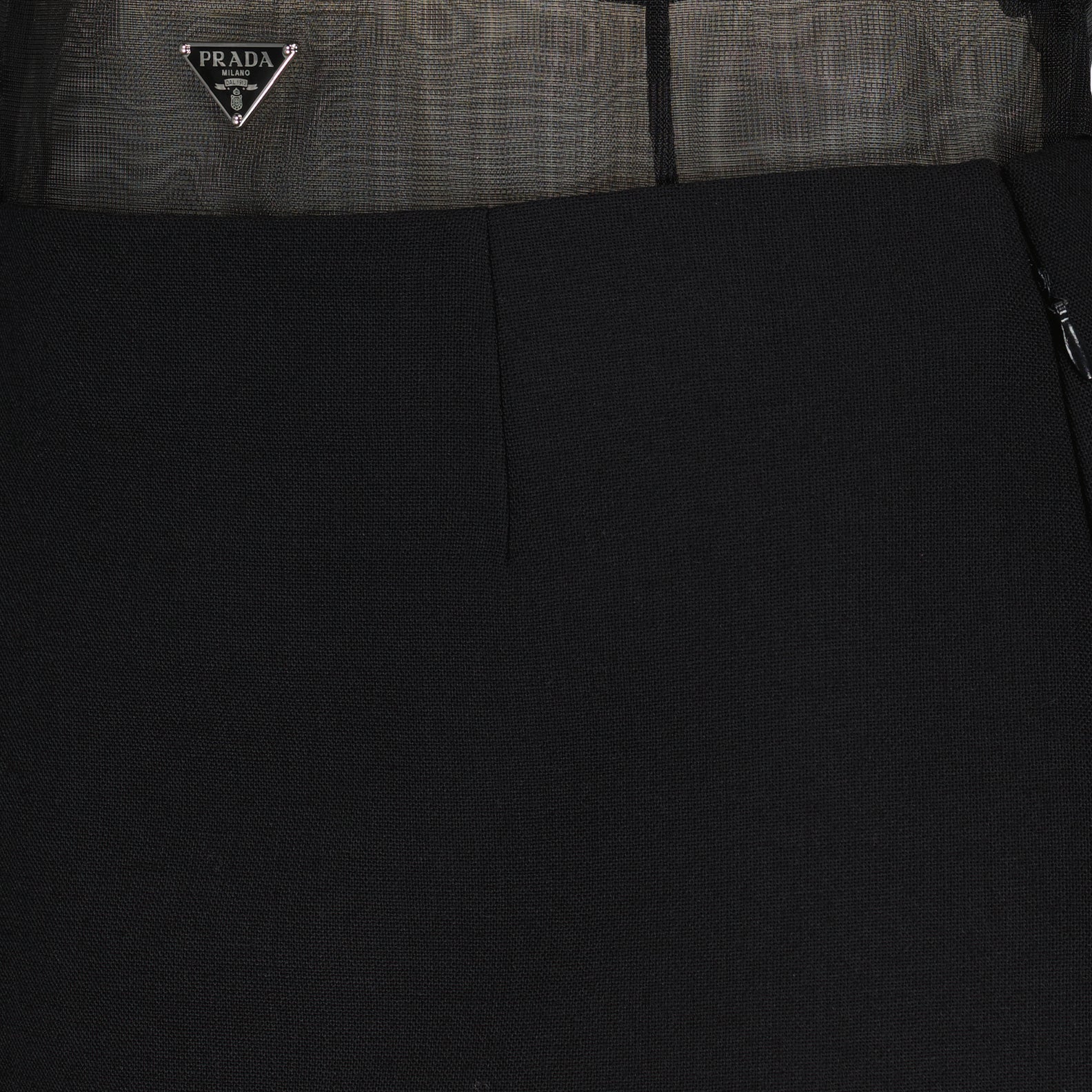 Röcke Woll- und Crinoline-Rock Prada Schwarz Femme