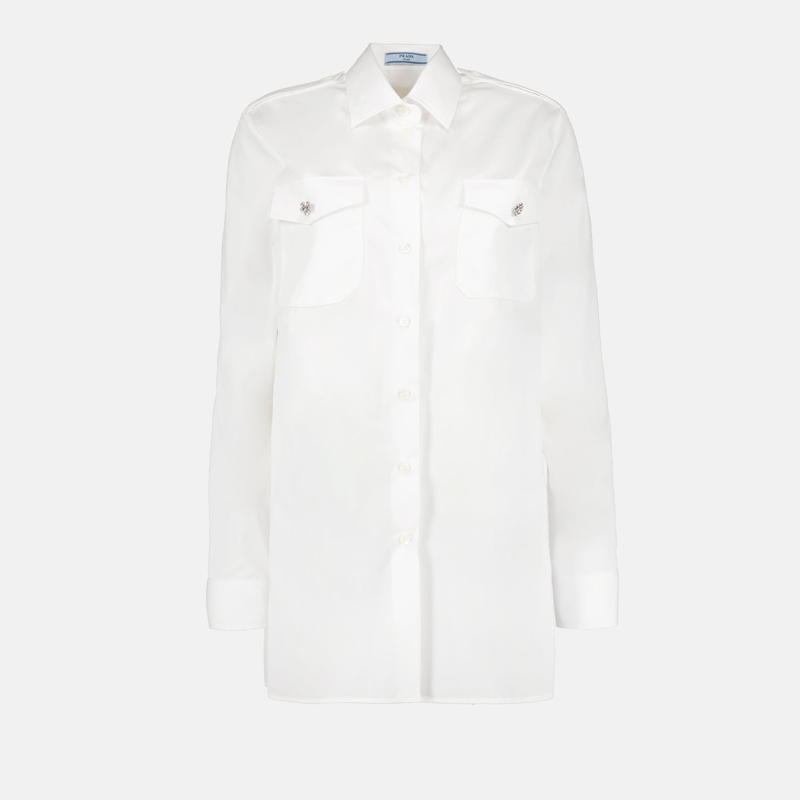 Shirts Jewelry Button Shirt Prada White Women