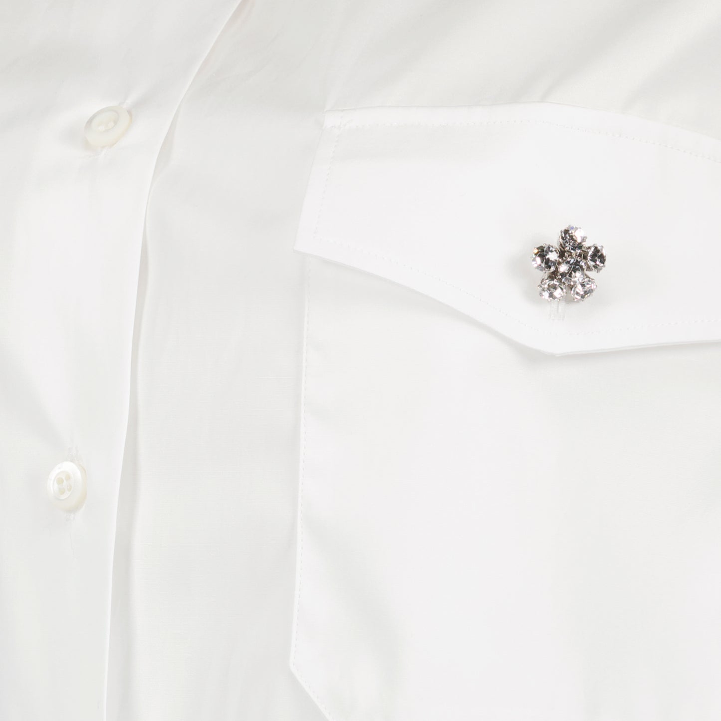 Jeweled button shirt