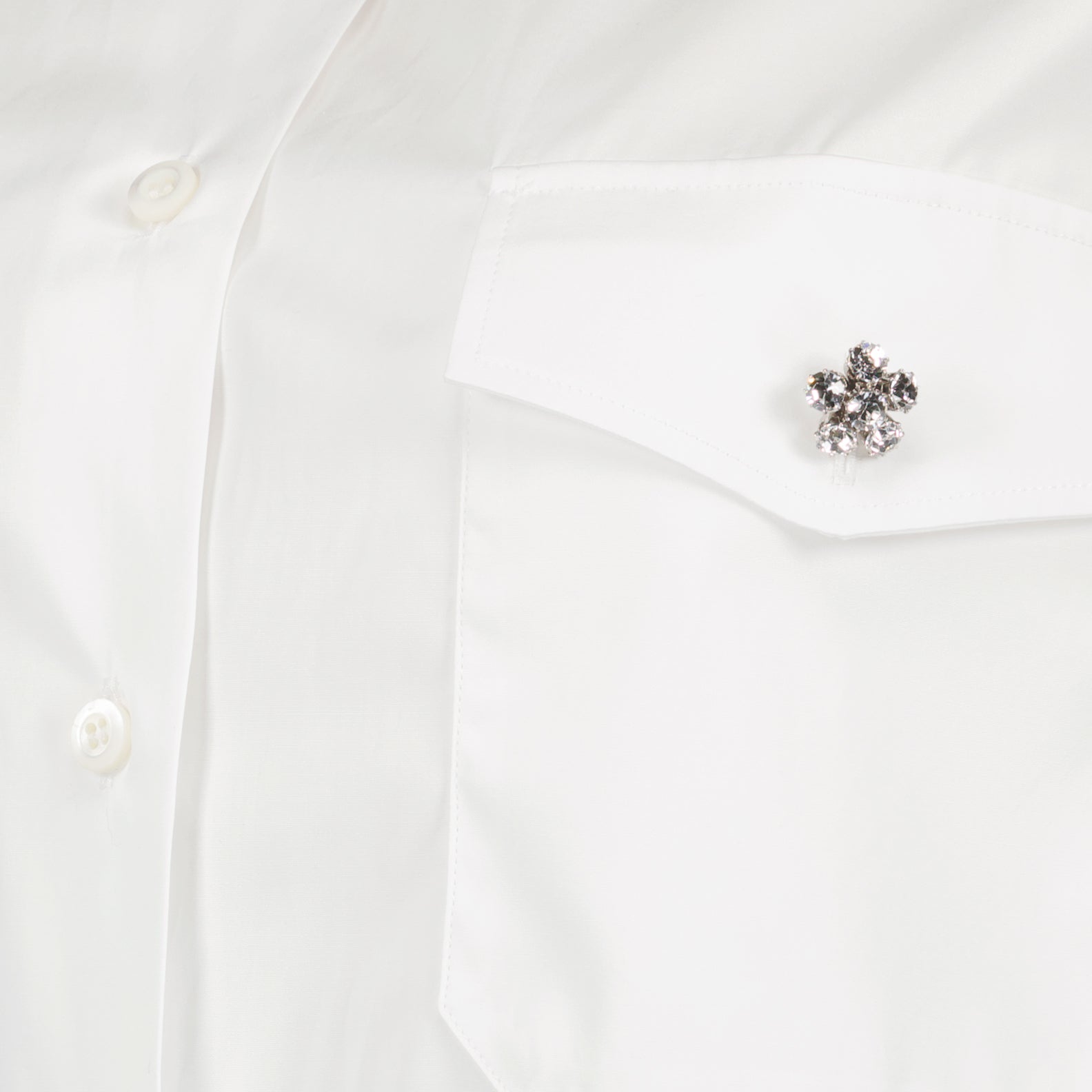 Shirts Jewelry Button Shirt Prada White Women