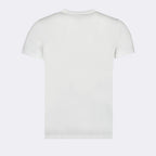 T-shirts T-shirt à logo strass Prada Blanc Femme
