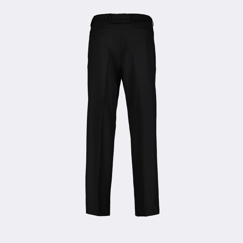 Pants Belted Trousers Prada Black Man