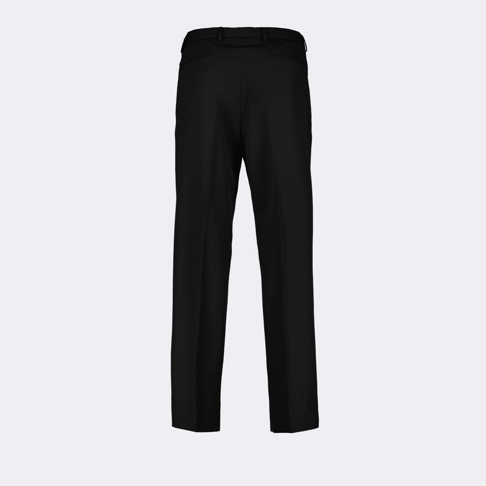 Pants Belted Trousers Prada Black Man