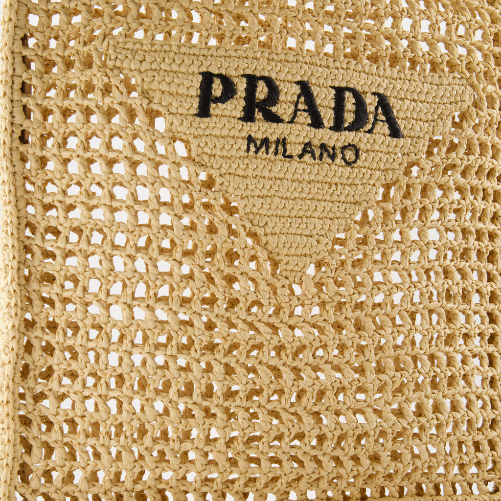 토트백 Sac en crochet Prada 베이지 Femme