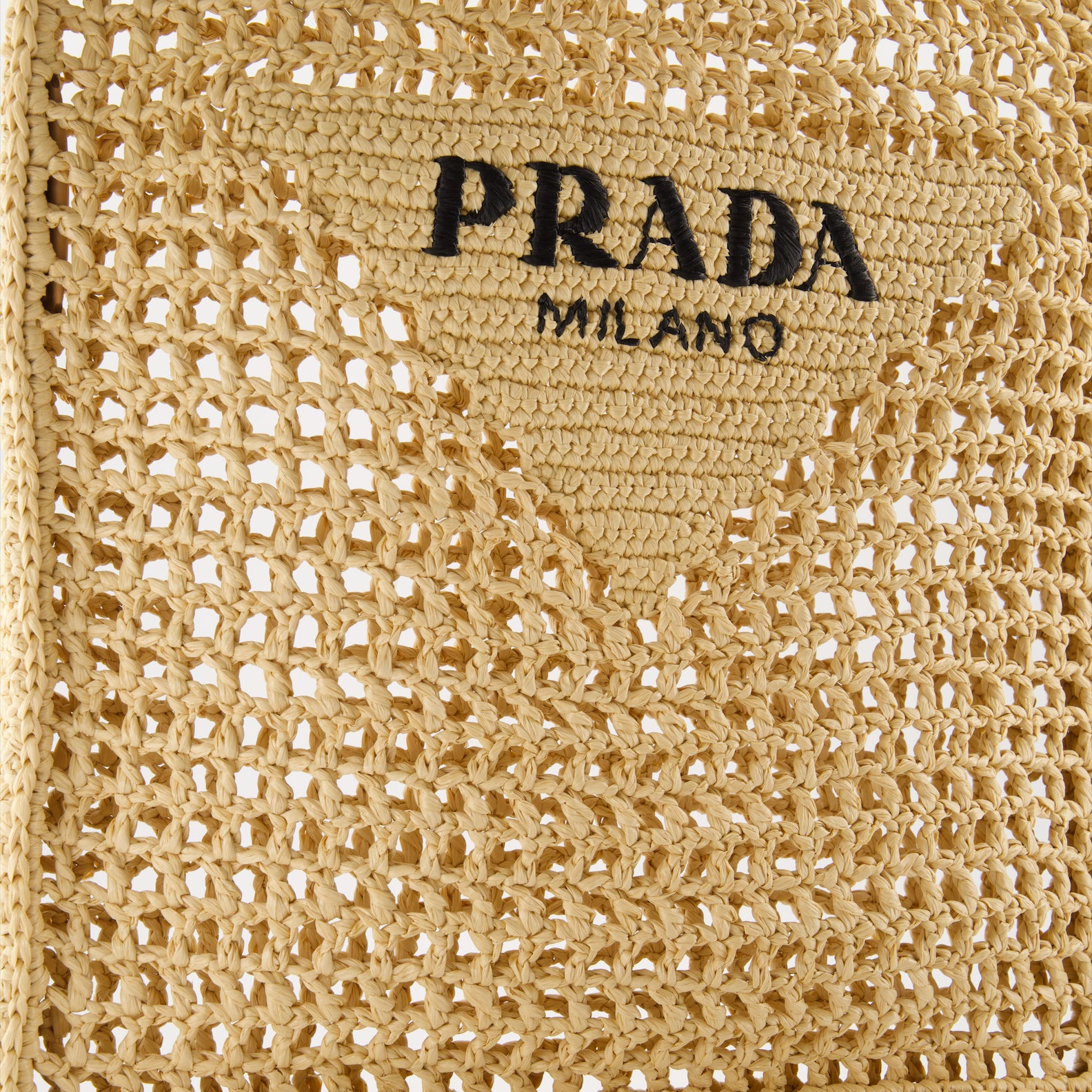 토트백 Sac en crochet Prada 베이지 Femme