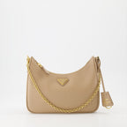 Sacs bandoulière Sac Re-Edition 2005 Prada Beige Femme