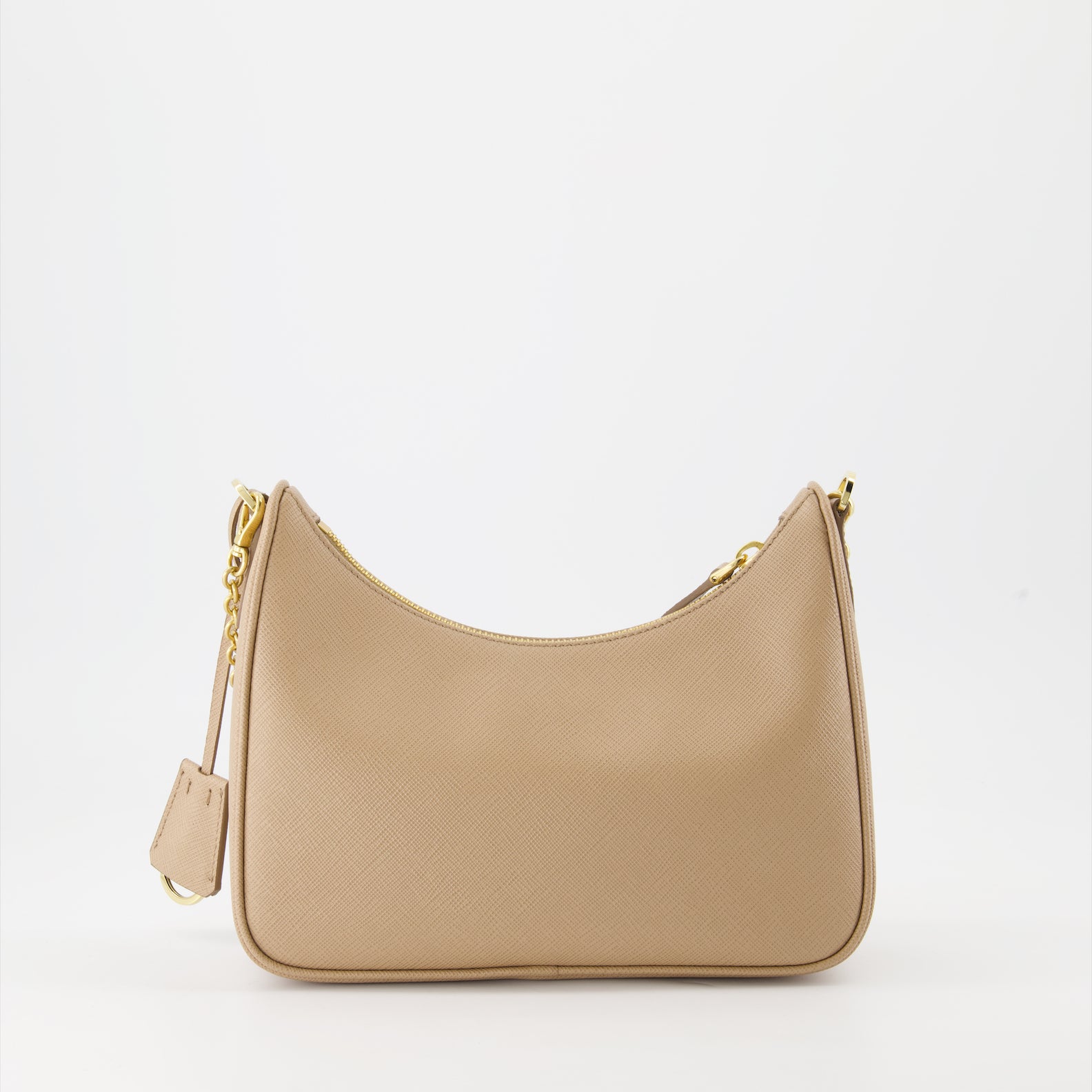 Sacs bandoulière Sac Re-Edition 2005 Prada Beige Femme