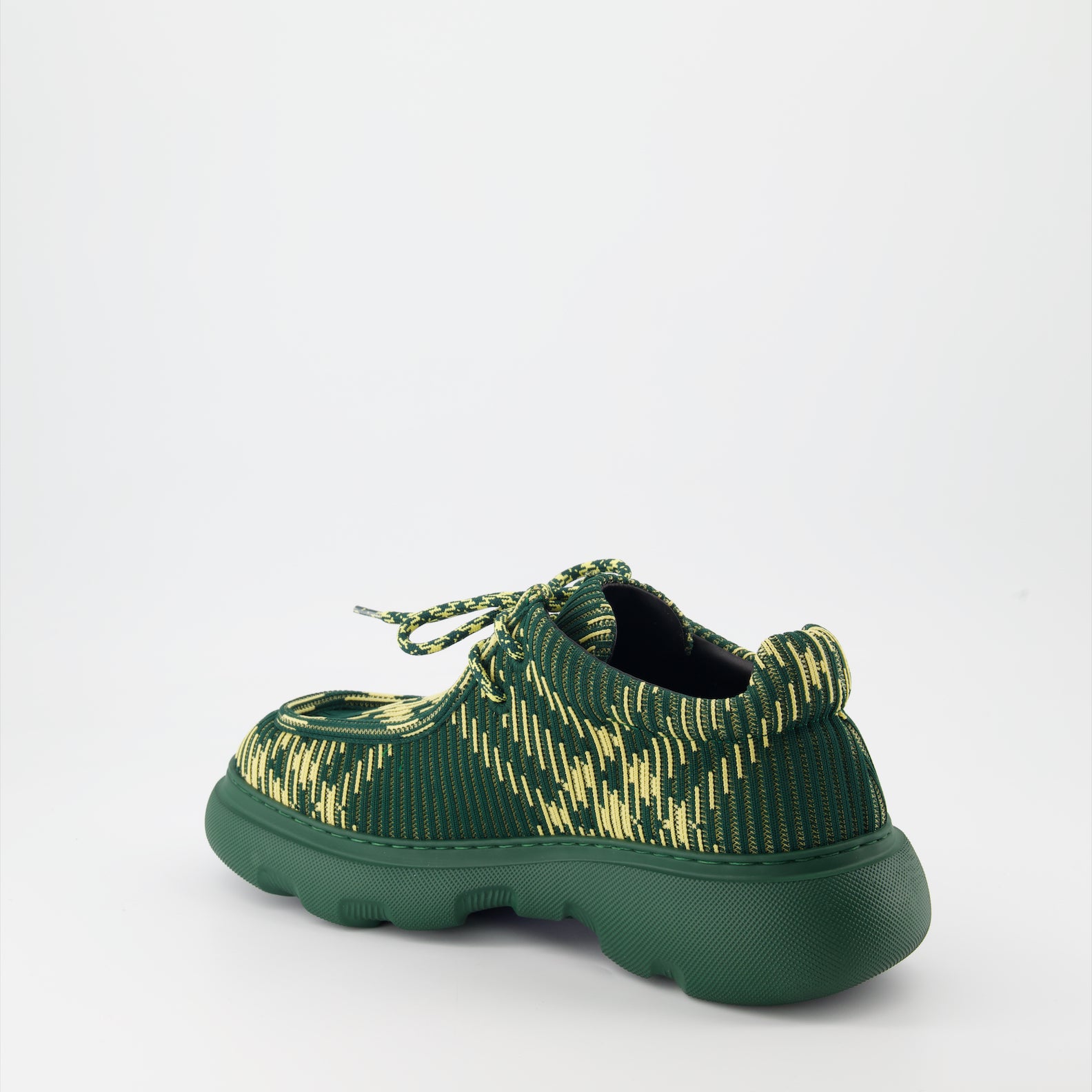 Chaussures de ville Chaussures de ville à carreaux Burberry Vert Homme