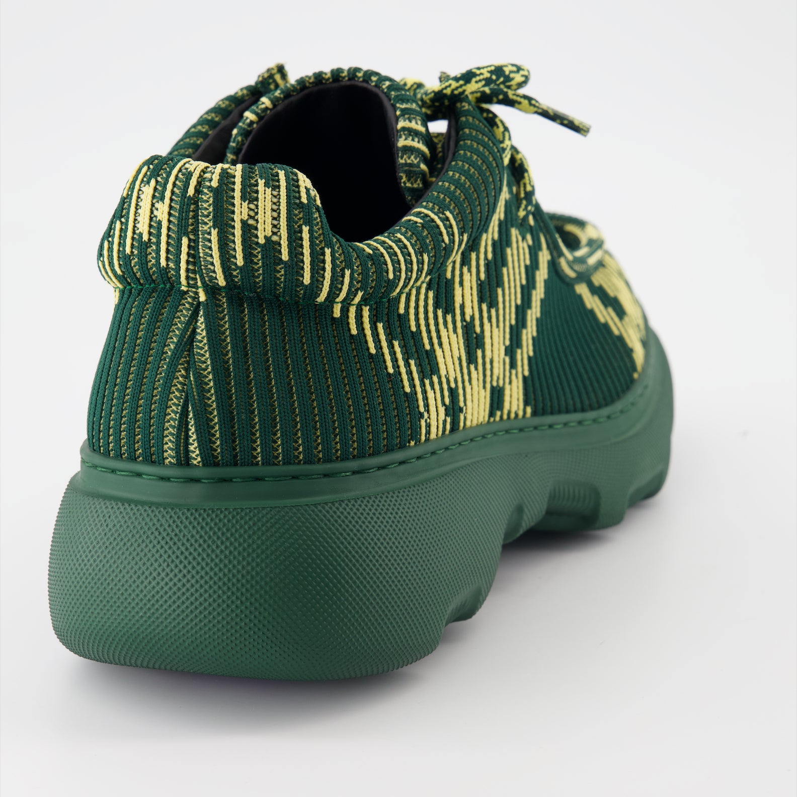 Chaussures de ville Chaussures de ville à carreaux Burberry Vert Homme