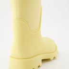 Bottes Bottes Marsh en caoutchouc Burberry Jaune Femme