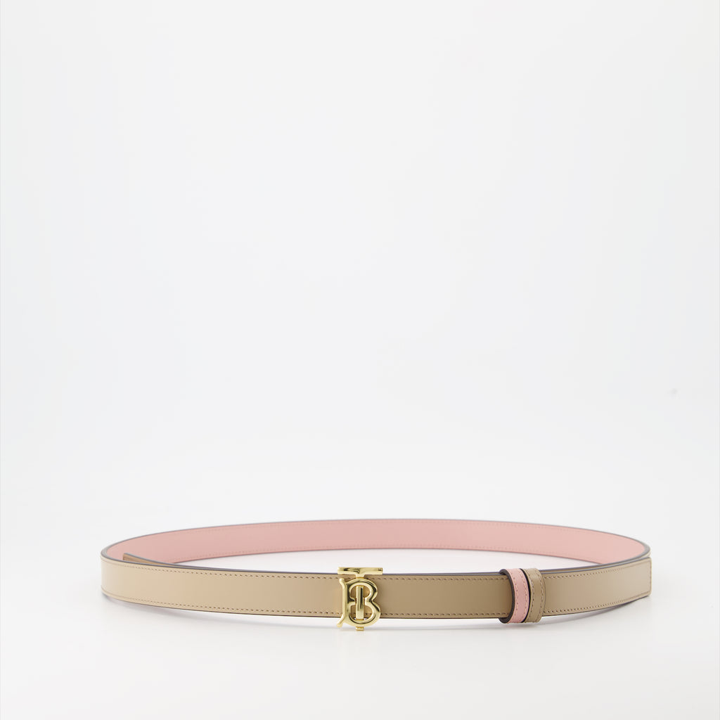 Cintos Ceinture TB réversible Burberry Bege Femme