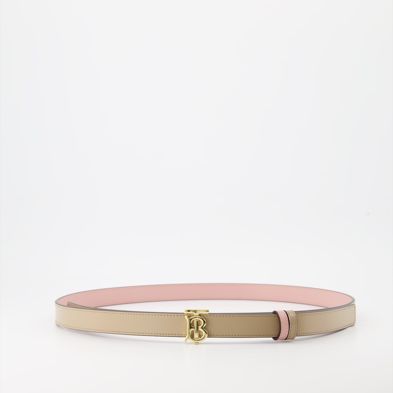 Cintos Ceinture TB réversible Burberry Bege Femme