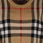 T-shirts Checked t-shirt Burberry Brown Man