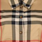 Camicie Camicia a Quadri Burberry Beige Femme