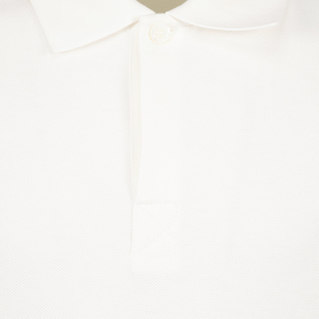 Polos Polo classique Burberry Blanc Homme