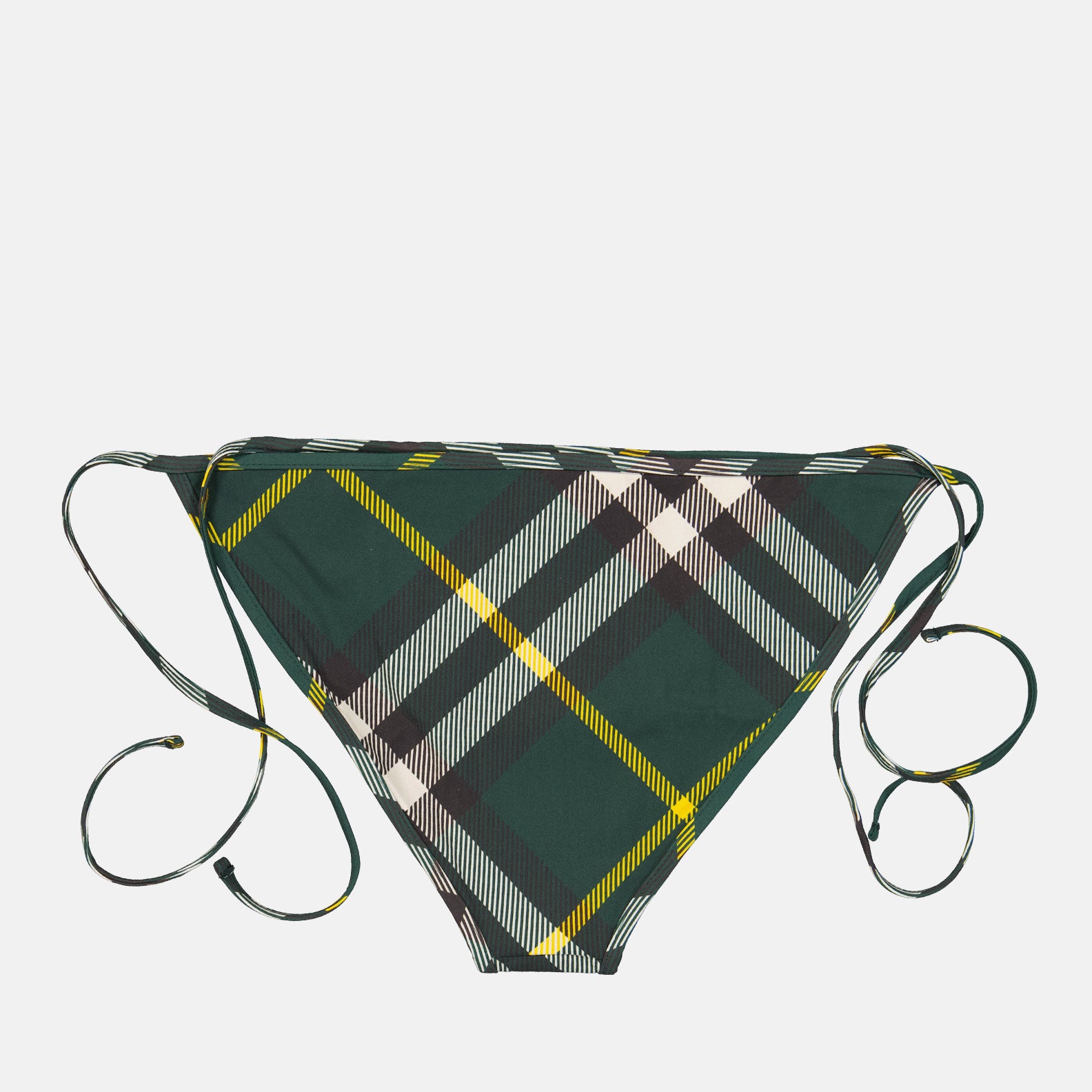 Beachwear Bas de bikini à carreaux Burberry Vert Femme