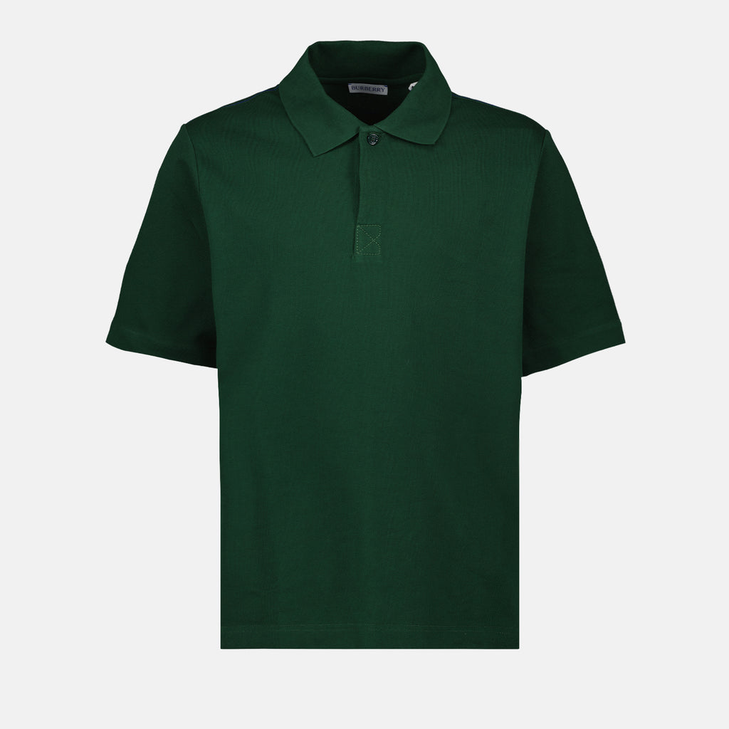 Polos Polo classique Burberry Vert Homme