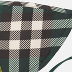 Moda de playa Haut de bikini à carreaux Burberry Verde Femme