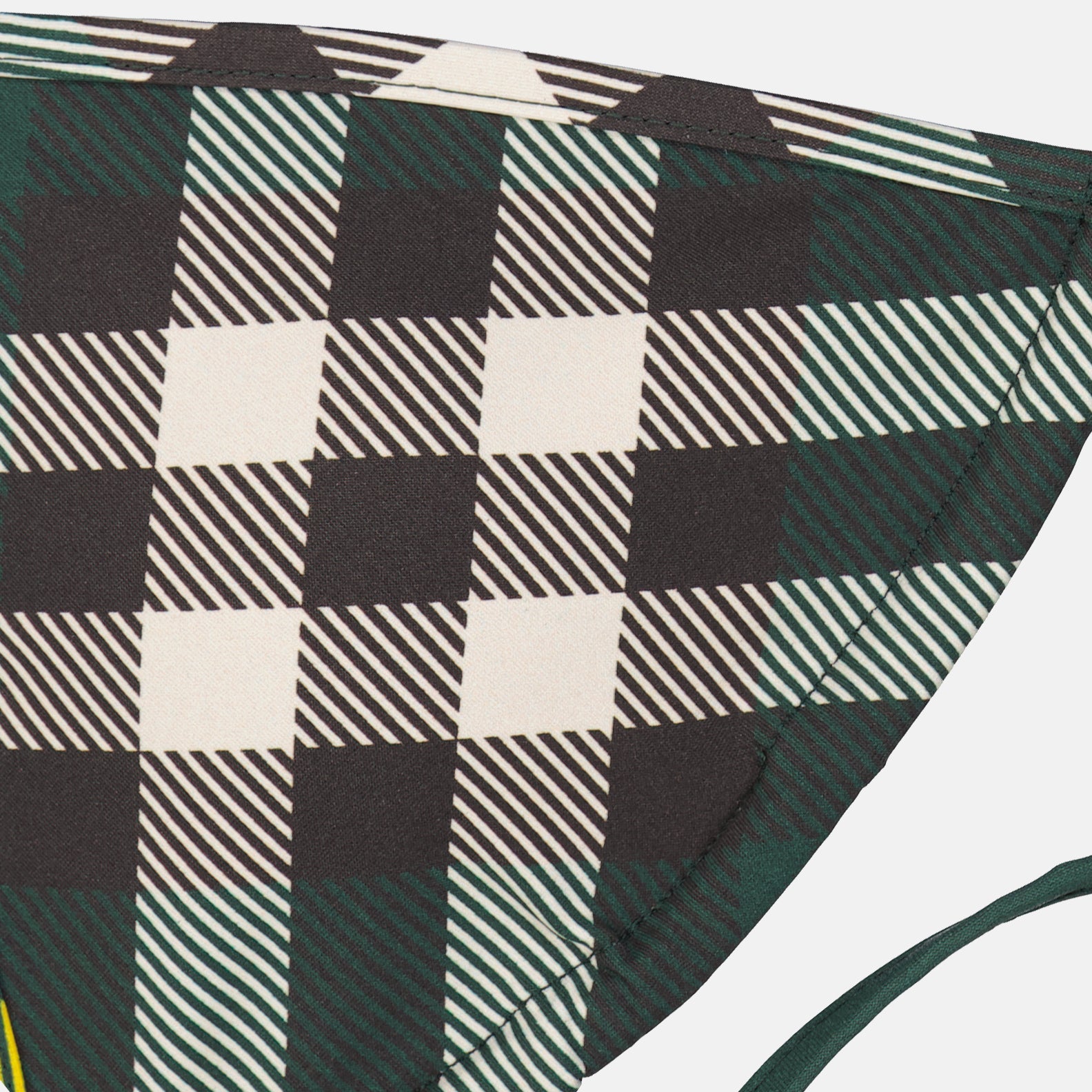 Moda de playa Haut de bikini à carreaux Burberry Verde Femme