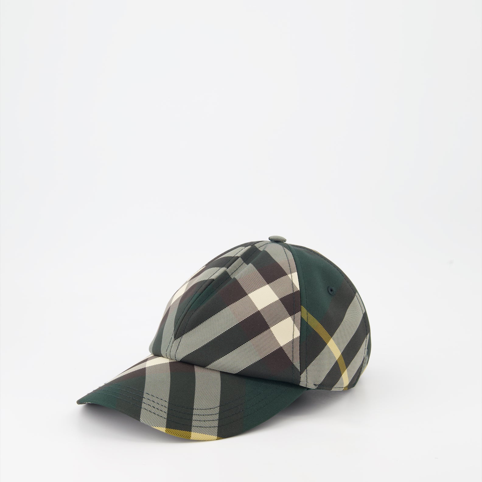Chapéus, bonés e gorros Casquette à carreaux Burberry Verde Unissex