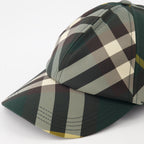 Chapéus, bonés e gorros Casquette à carreaux Burberry Verde Unissex