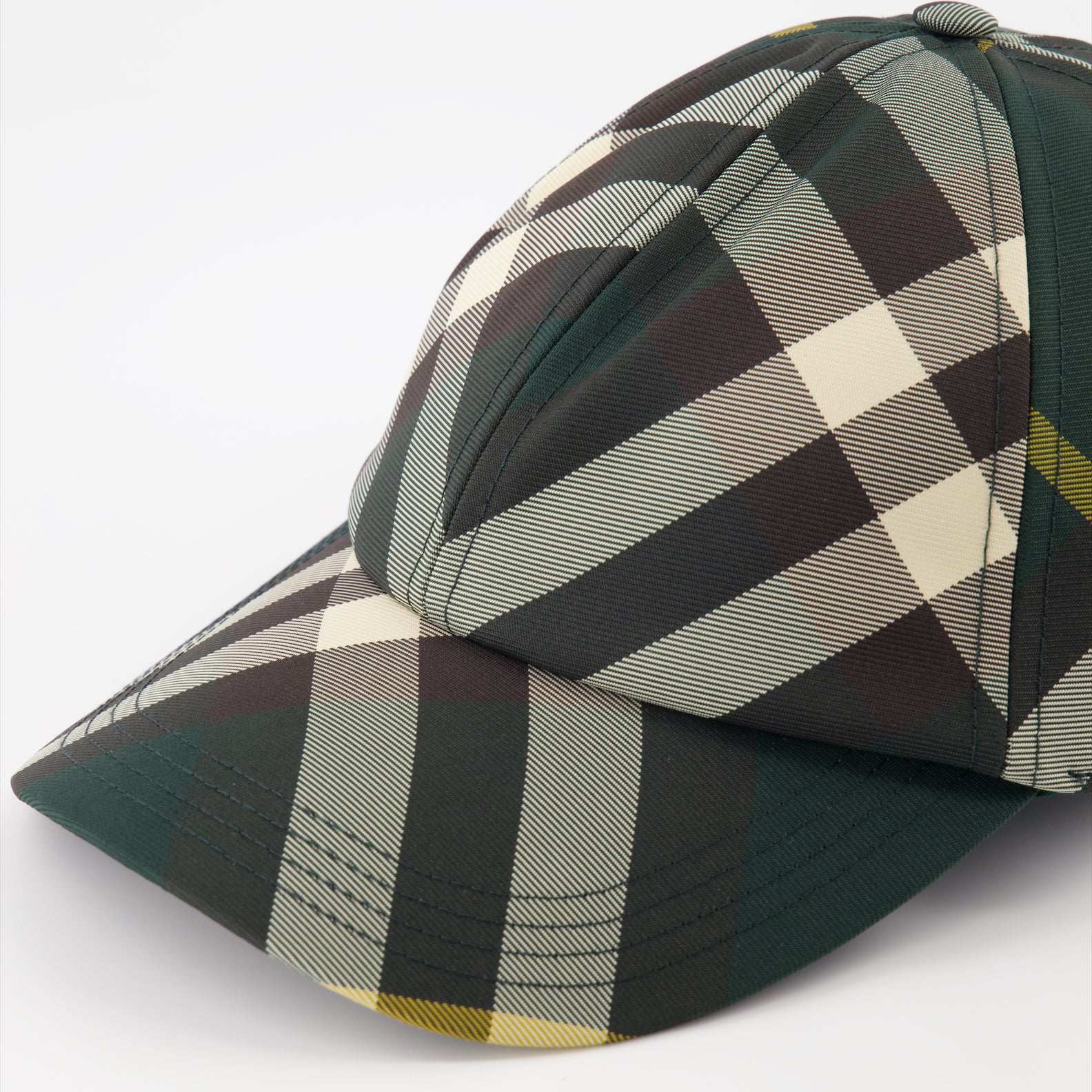 Chapéus, bonés e gorros Casquette à carreaux Burberry Verde Unissex