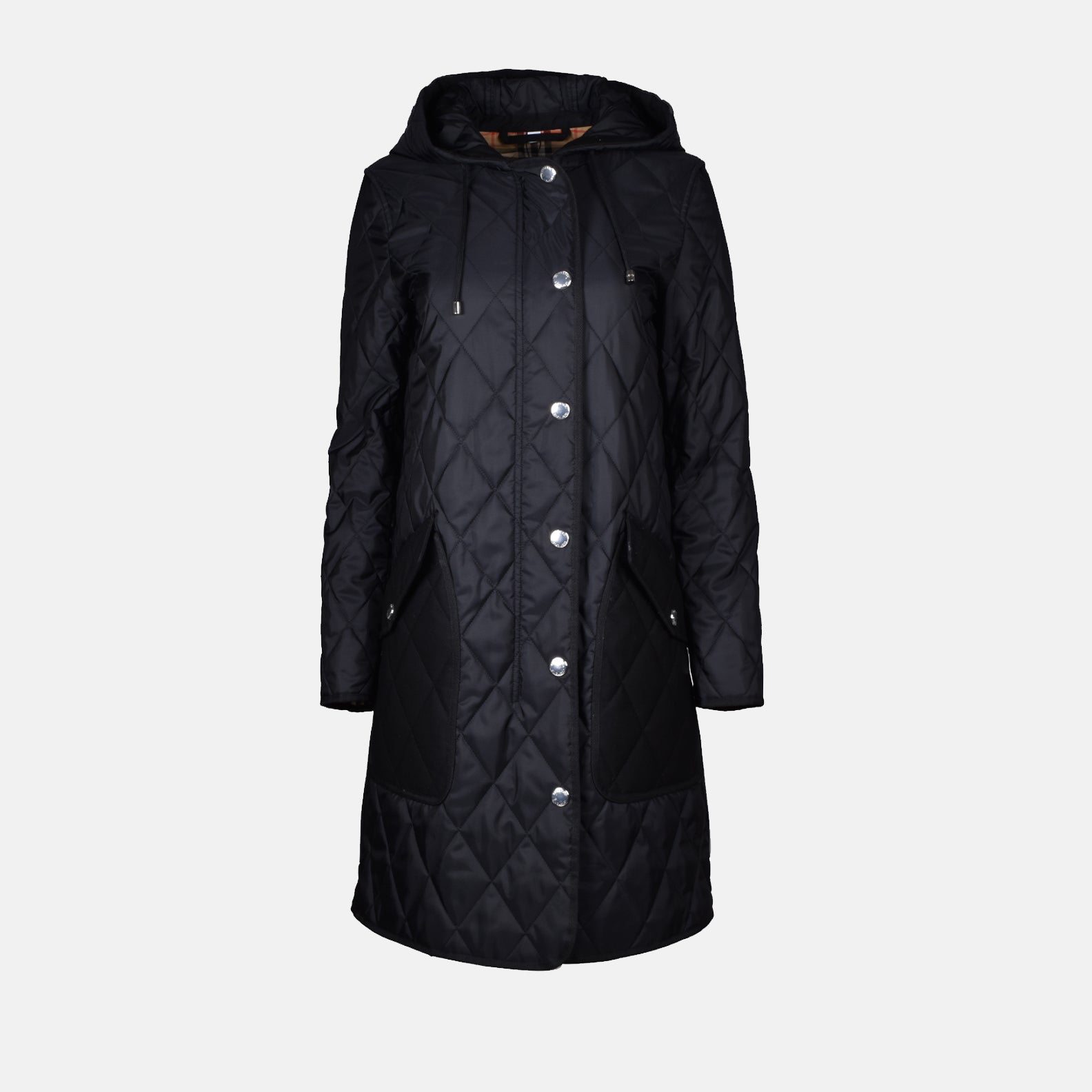 Manteaux Parka matelassée Burberry Noir Femme