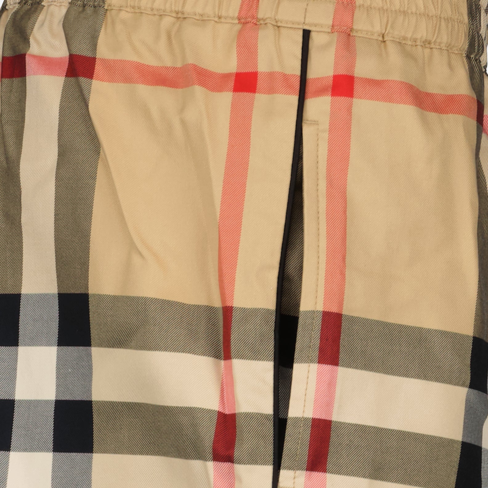 Shorts Pantalones Cortos de Cuadros Burberry Beige Femme