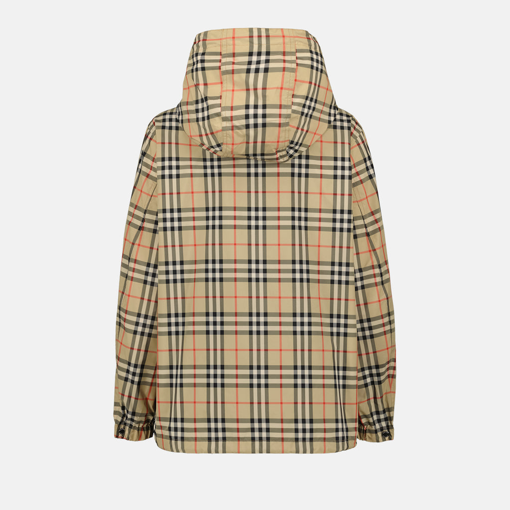 Jackets Checked Windbreaker Burberry Beige Femme