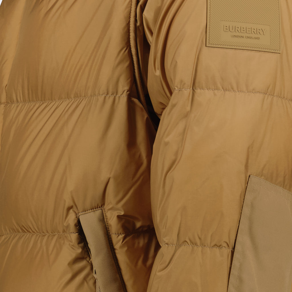 Mäntel Pufferjacke mit abnehmbaren Ärmeln Burberry Braun Homme