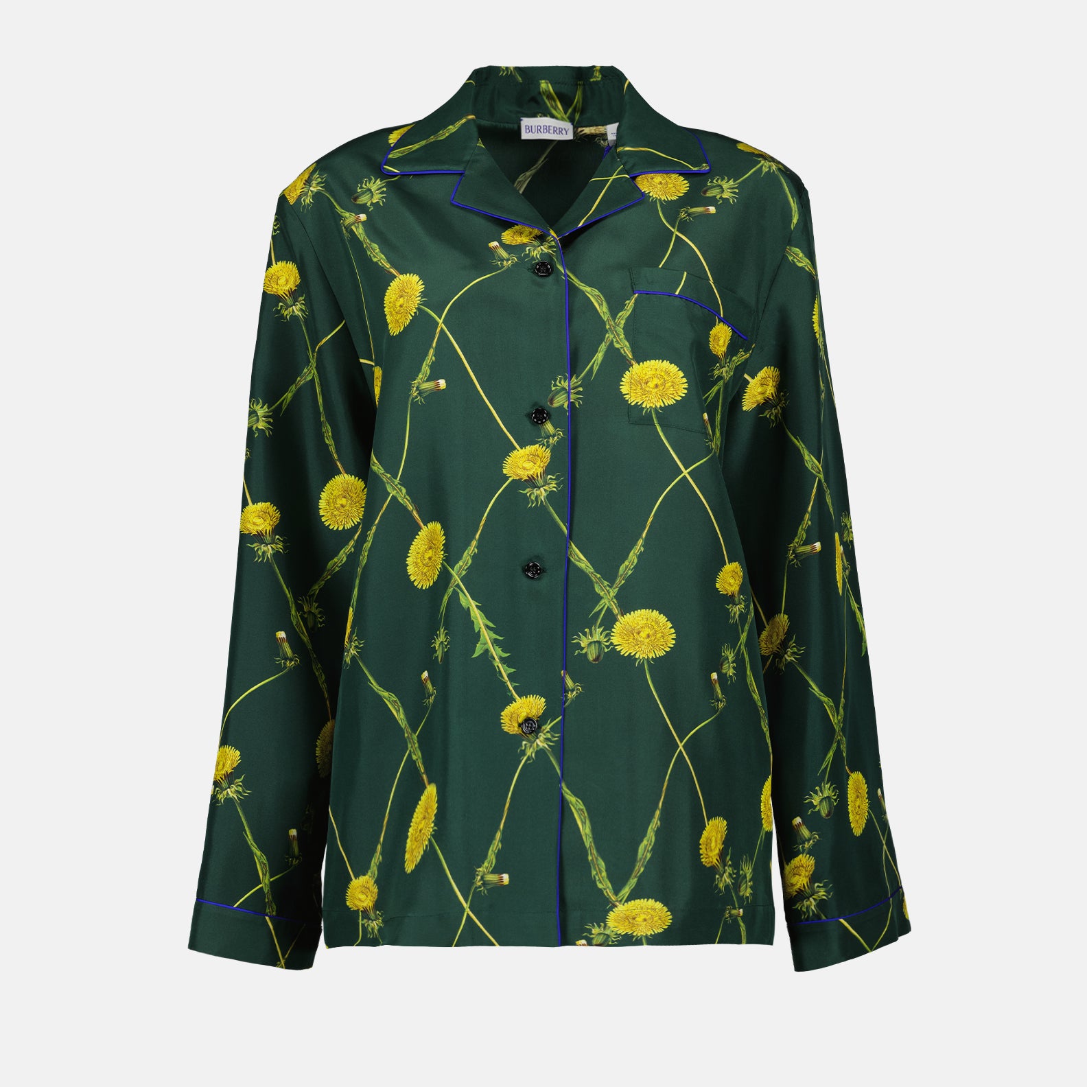 Shirts Dandelion Silk Shirt Burberry Green Women