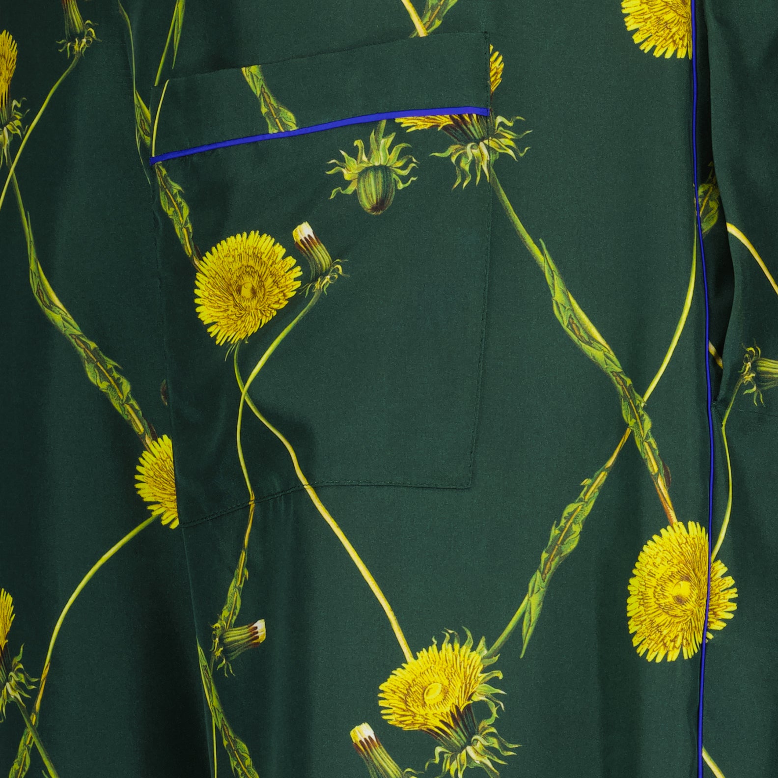 Pantalones Pantalón de Seda Pissenlit Burberry Verde Femme