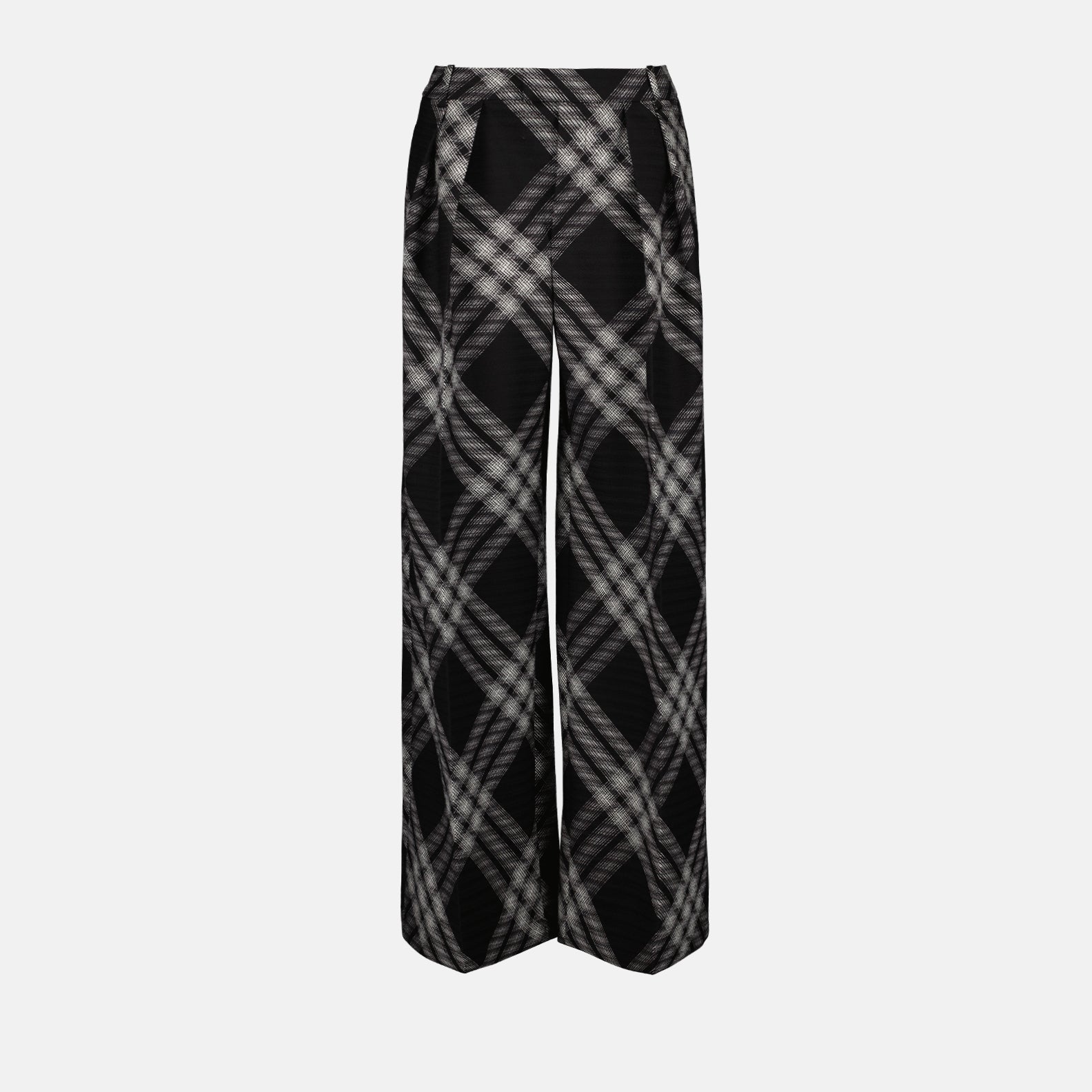 Hosen Karierte Hosen Burberry Schwarz Femme