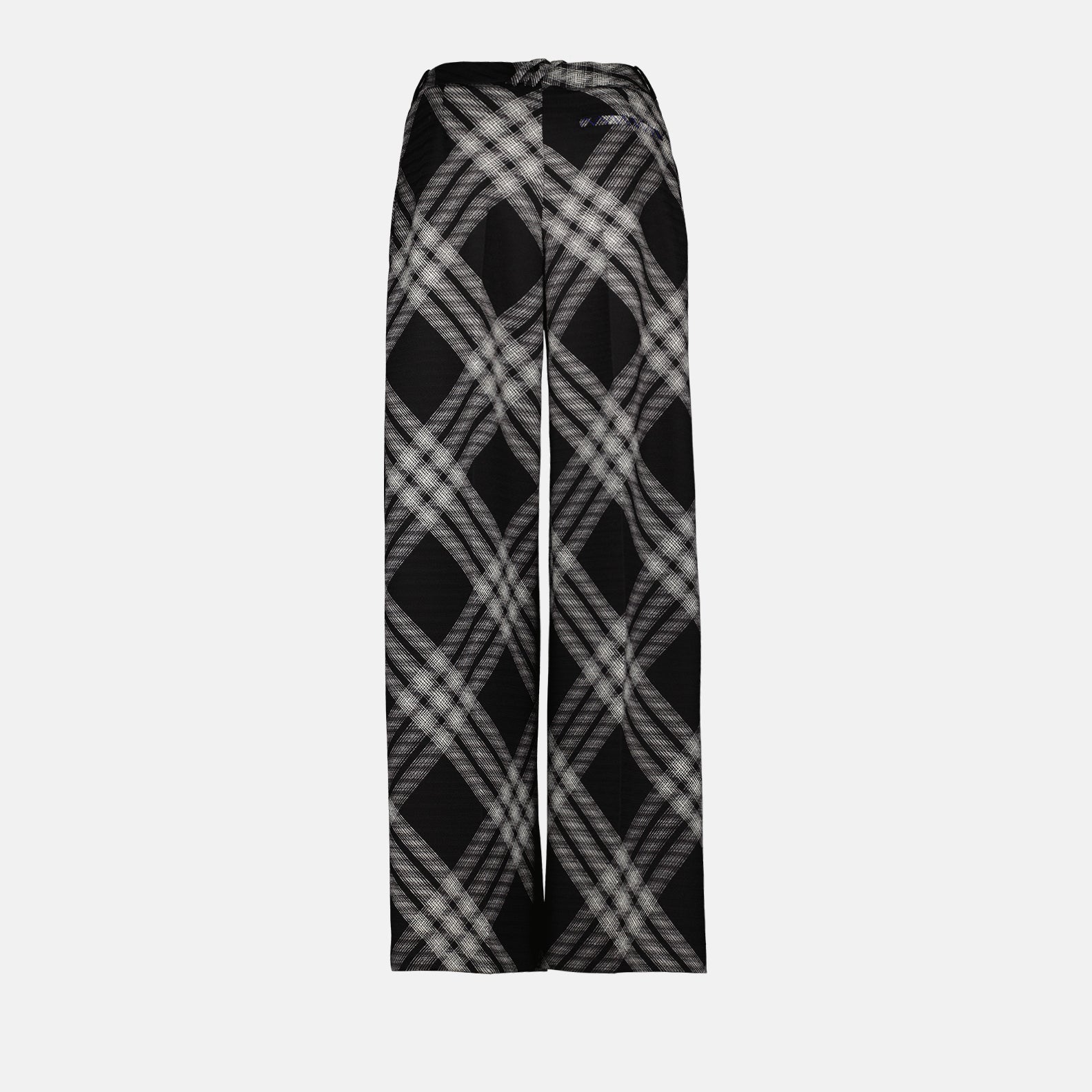 Hosen Karierte Hosen Burberry Schwarz Femme