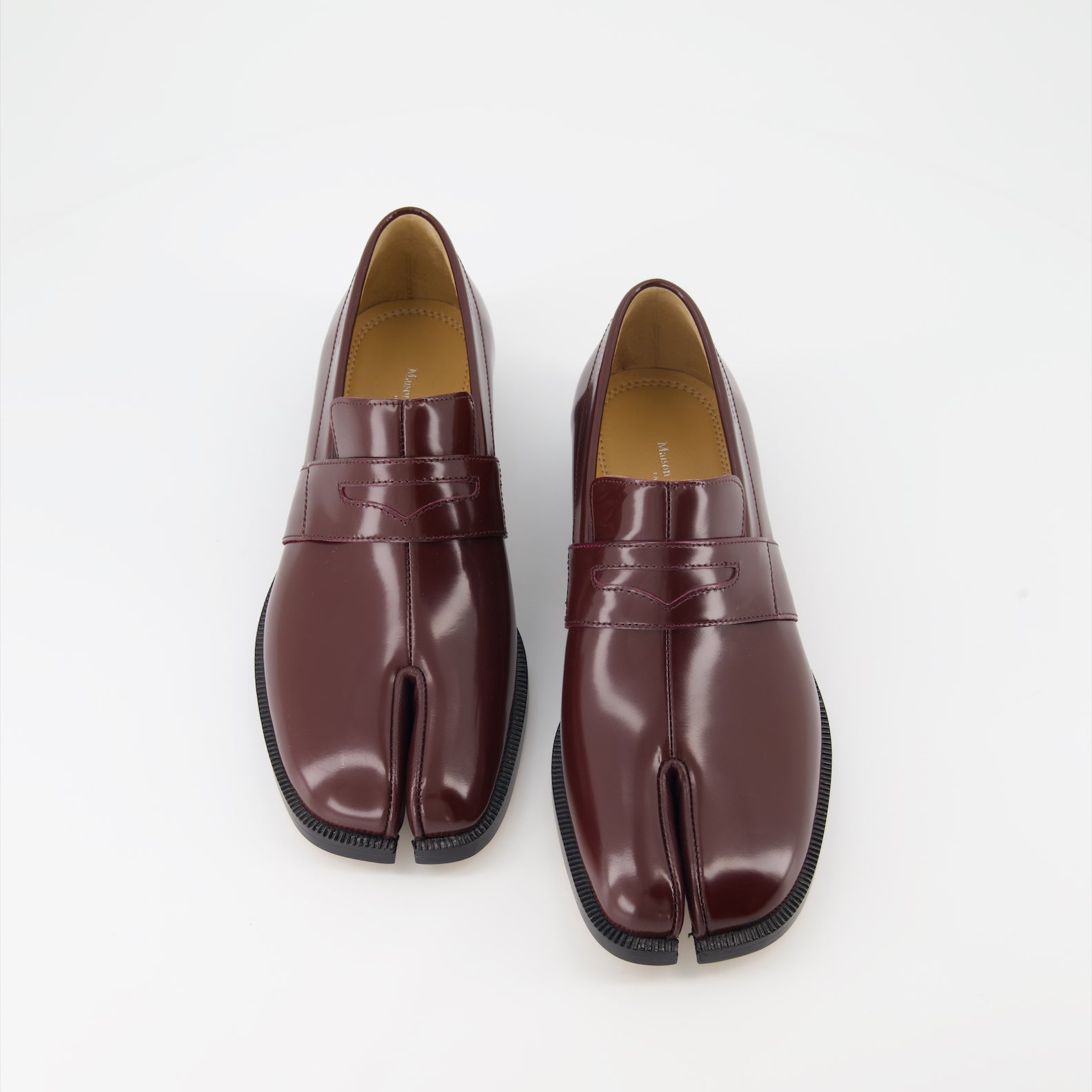 Loafers Tabi moccasins Maison Margiela Bordeaux Women