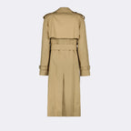 Abrigos Abrigo Trench Largo Burberry Beige Femme