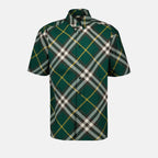 Shirts Plaid Shirt Burberry Green Man