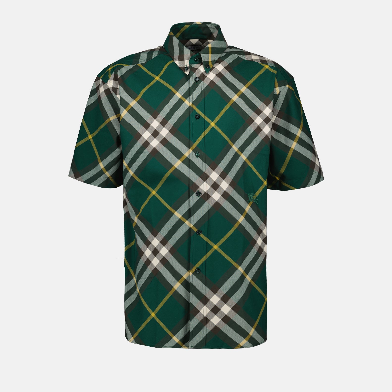 Chemises Chemise à carreaux Burberry Vert Homme