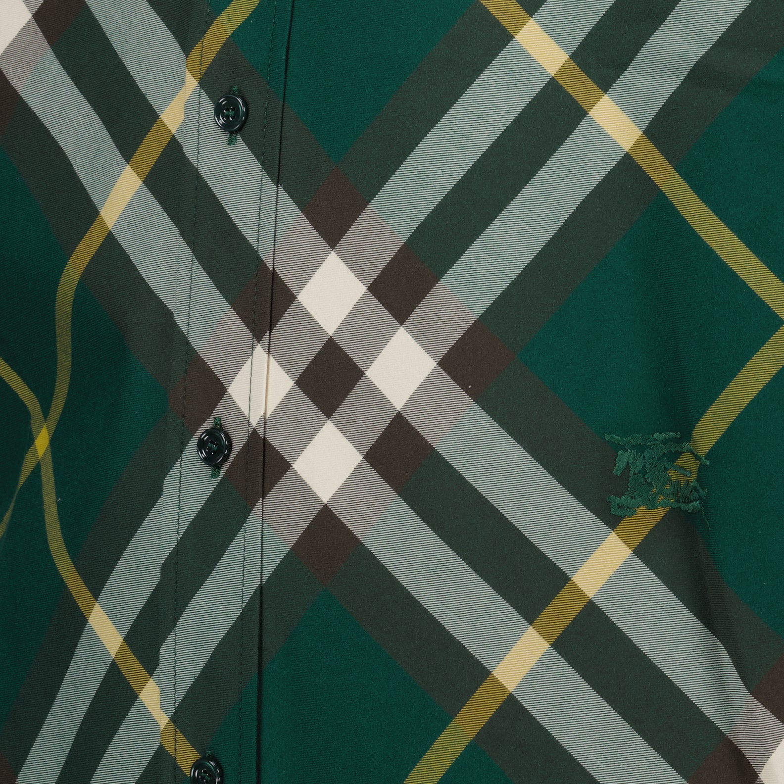 Chemises Chemise à carreaux Burberry Vert Homme